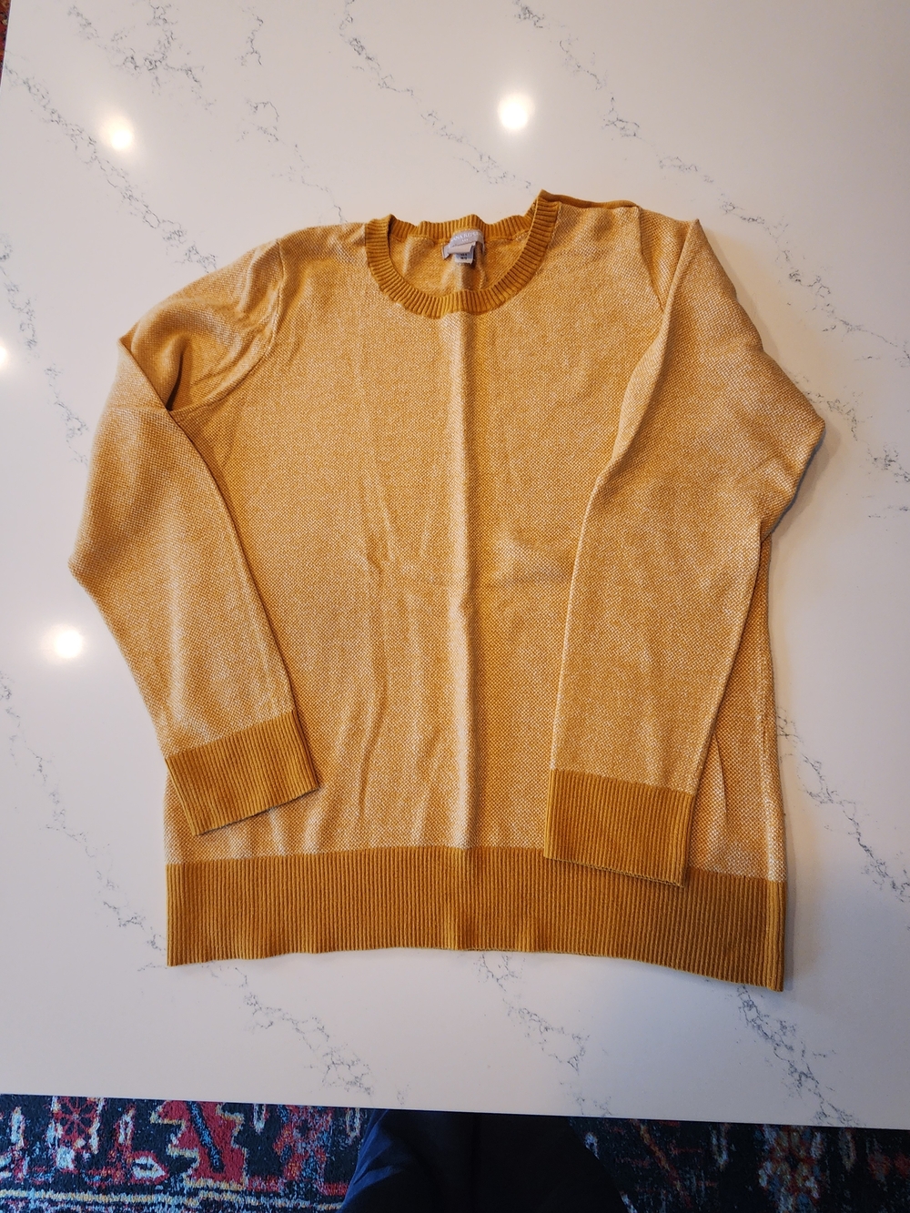 Banana Republic Golden Yellow Crewneck Sweater